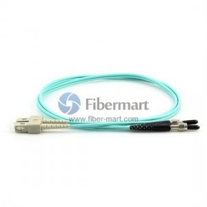 Cable de conexión de fibra óptica OM3 dúplex SMA905-SC