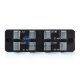 Panduit Opticom 또는 QuickNet 패치 패널 및 광섬유 인클로저용 8 포트 MPO/MTP 광섬유 어댑터 패널 호환