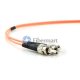 FC-ST Plenum(OFNP) Duplex Multi-mode Fiber Patch Cable