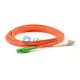 LC-LSH Duplex OM2 Multimode Fiber Patch Cable