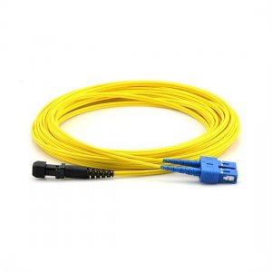 SC UPC to MTRJ Duplex PVC/LSZH/OFNP 9/125 Single Mode Fiber Patch Cable