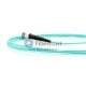 LC-ST Plenum(OFNP) Simplex OM4 Multimode Fiber Patch Cable
