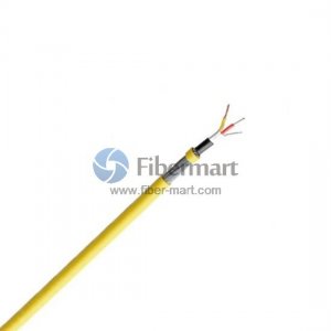12 Fibers Multimode High Temperature Multicore Teflon(PTFE) jacket sensor cable
