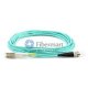 LC-ST Duplex OM3 Multimode Fiber Patch Cable