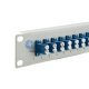 24 Ports LC Industriestandard-Stil 1U 19' Glasfaser-Patchpanel