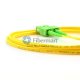 SC/APC to ST/UPC Plenum(OFNP) Duplex 9/125 Single-mode Fiber Patch Cable