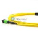12 Fibers Single-Mode 12 Strands MPO to LC Harness Cable 3.0mm LSZH/Riser