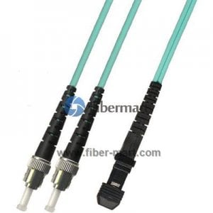 ST equip to MTRJ Multimode OM3/OM4 Mode Conditioning Patch Cable