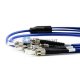 6-fiber 3.0mm 9/125 Single-mode LC/SC/ST/FC Armored Bunch Pigtail