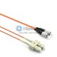 FC-SC Plenum(OFNP) Duplex Multi-mode Fiber Patch Cable