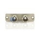 ST/UPC to ST/UPC Duplex Metal Fiber Adapter
