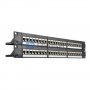 48 Ports Cat6 Patch Panel 2U Keystone Jack loaded 48 Ports Cat6 Patch Panel 2U Keystone Jack loaded