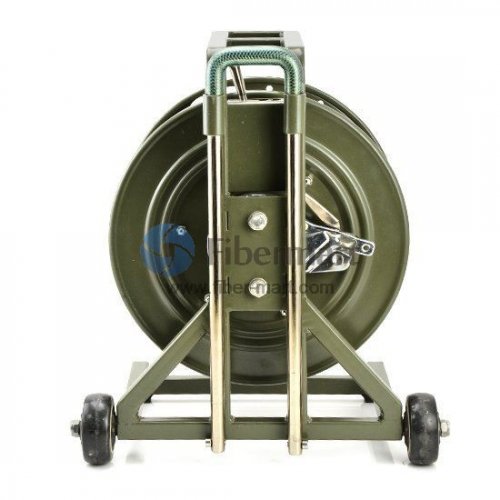 500 Meter Portable Field Deployable Tactical Fiber Optic Cable Reel