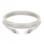 Cat6a Snagless Shielded (STP) Ethernet-Netzwerk-Patchkabel, Off White LSZH, 10 m (32,81 Fuß)