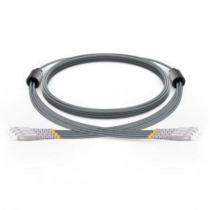 Custom SC to SC 4 Fibers OM3 Multimode Armored Breakout Cable 3.0mm Legs