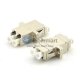 Adaptador de fibra metálica tipo flange LC/UPC para LC/UPC Duplex SC