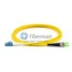 Cabo de conexão de fibra duplex monomodo LC/UPC para ST/APC 9/125