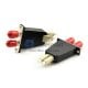 ST Female to LC Male Multimode Duplex Adapter Converter