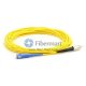 FC/UPC-SC/UPC Plenum(OFNP) Simplex 9/125 Single-mode Fiber Patch Cable