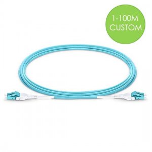 LC UPC to LC UPC Duplex 3.0mm OM3 Uniboot Fiber Patch Cable
