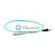 SC-FC Plenum(OFNP) Simplex OM4 Multimode Fiber Patch Cable