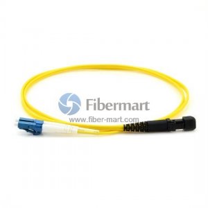 LC/UPC-MTRJ/UPC Plenum(OFNP) Duplex 9/125 Single-mode Fiber Patch Cable