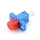Adaptador de fibra plástica símplex híbrida LC-FC