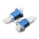 LSH/UPC a FC/UPC Hybrid Simplex Half Plastic Half Metal Fiber Adapter