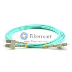 SC-SC Duplex OM3 многомодовый оптоволоконный соединительный кабель