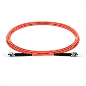 ST to ST Simplex PVC/LSZH/OFNP OM1 Multimode Fiber Optic Patch Cable