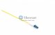 FC/APC to LC/UPC Plenum(OFNP) Simplex 9/125 Single-mode Fiber Patch Cable