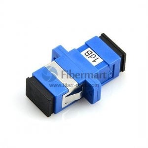 Flange fixo SC / UPC Atenuador de fibra óptica 1 ~ 25dB opcional