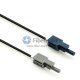 HFBR para HFBR Cabo de remendo de fibra óptica plástico de travamento simples do POF