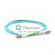 LC-LC Plenum (OFNP) Duplex OM4 Multimode-Faser-Patchkabel Online-Verkauf