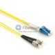 FC/UPC-LC/UPC Plenum(OFNP) Duplex 9/125 Single-mode Fiber Patch Cable