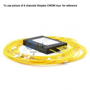 16 channels, ABS Pigtailed Module, Simplex Uni-directional, CWDM Mux