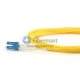 LC/UPC-MTRJ/UPC Plenum(OFNP) Duplex 9/125 Single-mode Fiber Patch Cable
