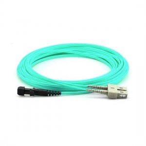 SC-MTRJ Duplex PVC/LSZH/OFNP OM3 многомодовый оптоволоконный патч-корд