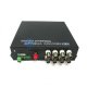 Multiplexeur vidéo optique 8 canaux et données bidirectionnelles 4 canaux vers fibre SM 20 km