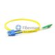 LC/APC to SC/UPC Plenum(OFNP) Duplex 9/125 Single-mode Fiber Patch Cable