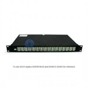 96 canales, montaje en rack 1RU, unidireccional simple, AWG térmico, demux DWDM