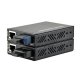 Une paire de 10/100/1000M fibre unique 1310/1550nm 20km alimentation externe Mini convertisseur de média Gigabit