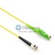 ST/UPC auf LSH/APC Singlemode 9/125 Simplex Glasfaser Patchkabel
