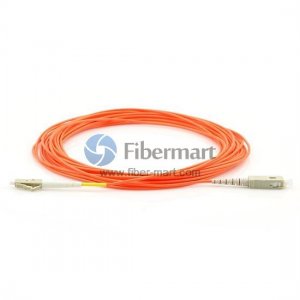LC-SC Simplex OM2 Multimode Fiber Patch Cable
