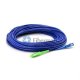 SC/UPC to SC/APC Simplex Singlemode 9/125 Armored Patch Cable