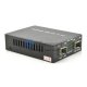 10/100 / 1000M 1SFP + 1SFP Ports Convertisseur de média Ethernet en fibre