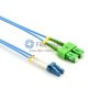 Cable de conexión blindado LC / UPC a SC / APC dúplex monomodo 9/125