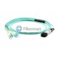 6M(19,7ft) 40GBASE QSFP+ zu LC/SC/ST/FC-Anschluss(8) Breakout Active Optical Cable