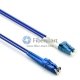 LC/UPC to E2000/UPC Duplex Singlemode 9/125 Armored Patch Cable