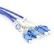 ODC Plug to LC/SC/ST/FC 4 Fibers Cable with Outdoor Cable Connector